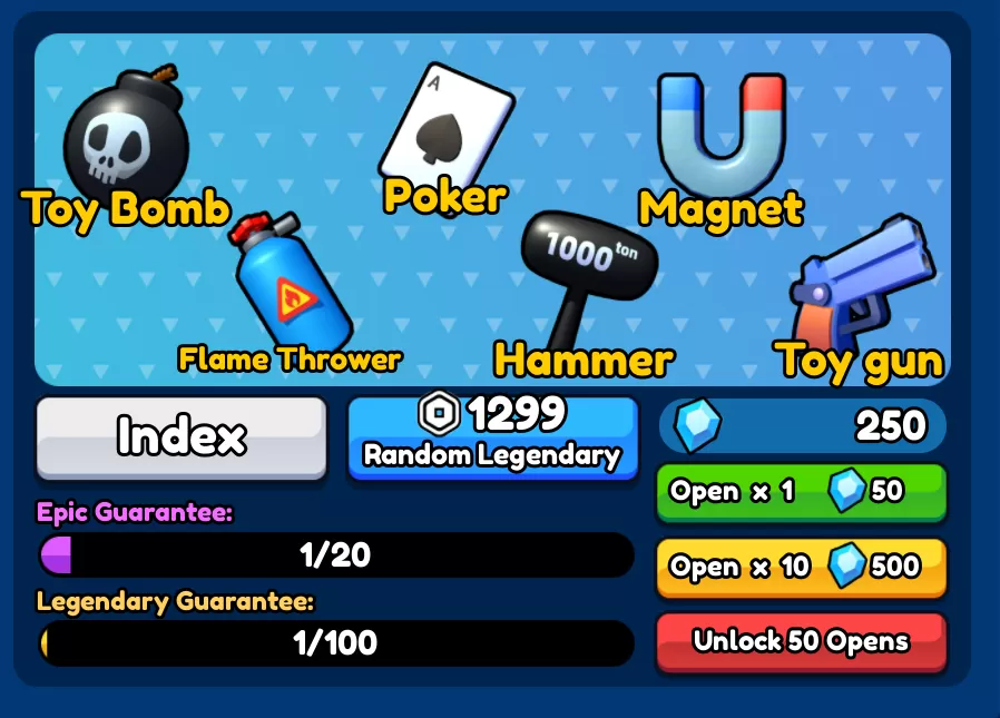Codes for Toy Guardian (TD)
