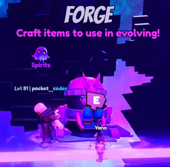 Forge in Anime Reborn