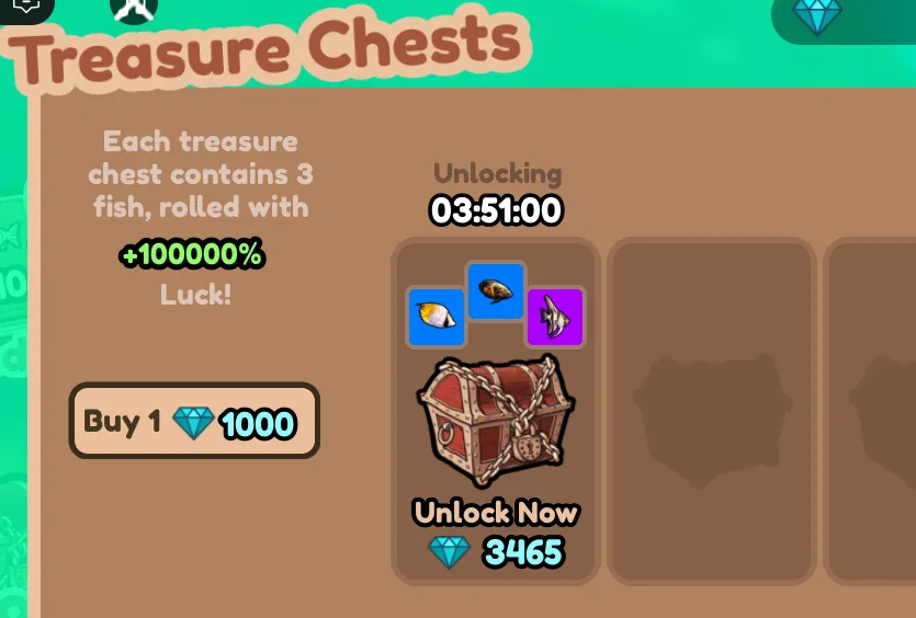 Don’t Forget to Open Your Treasure Chests